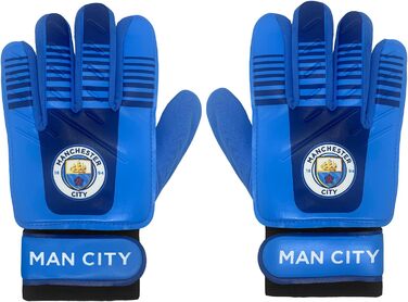 Воротарські рукавички Manchester City для дітей та підлітків 10-16 років, офіційний футбольний мерч, подарунок фанатам