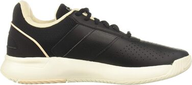 Жіночі фітнес-кеди Adidas Courtsmash, 38 EU, чорний, платина, лайм