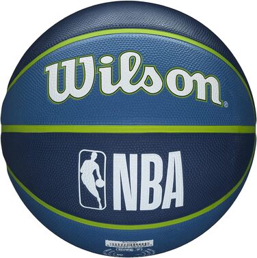 Баскетбольний м'яч Wilson NBA Team Tribute для дорослих, універсальний