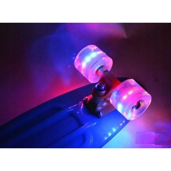 Скейтборд Aurora FB graffiti: 56 см, навантаження до 100 кг, колеса 60 мм 82A, підшипники ABEC-7