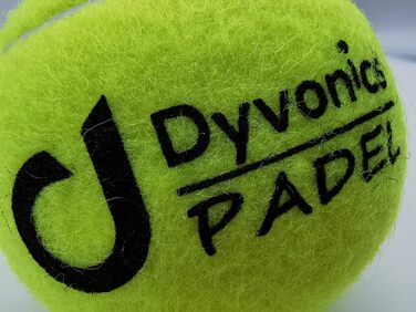 Падельні м'ячі Dyvonics, жовті, 9 шт. (3 туби по 3 м'ячі)