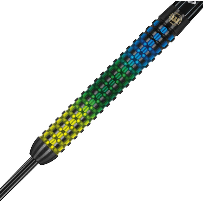Дротики для дартсу WINMAU Firestorm, професійні, вольфрамові, 23 г, з оперенням і стержнями, стілтіп