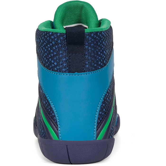Чоловічі борцівки, боксівські туфлі, фітнес-кросівки з підошвою, що не залишає слідів, 47 EU, широкі, синьо-зелені