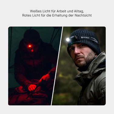 OLIGHT Perun 3 Mini - ліхтар налобний LED акумуляторний, 920 люмен, HCRI, 8 режимів, IPX8, для активного відпочинку, риболовлі, чорний