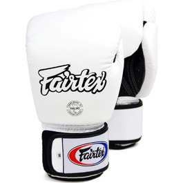 Боксерські рукавички Fairtex BGV-1 AIR 10 унцій, білі, для боксу, MMA та муай-тай