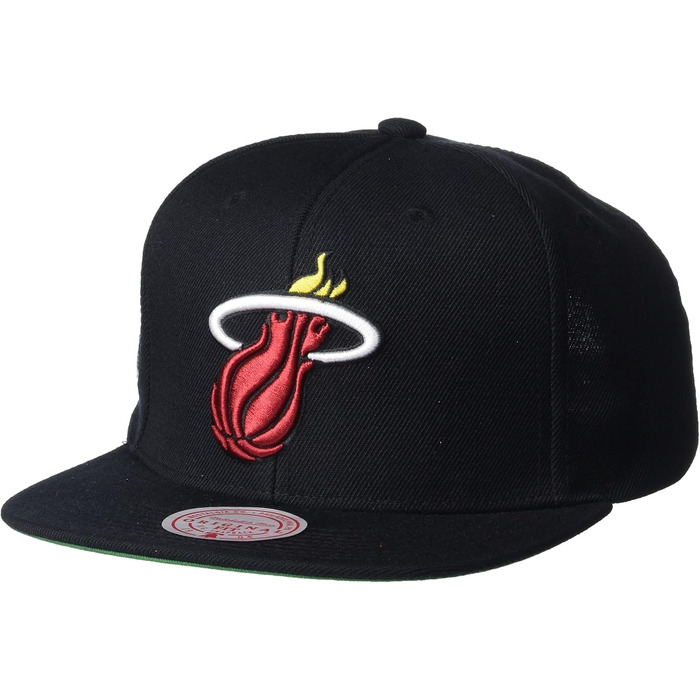 Кепка Mitchell & Ness NBA Top Spot Snapback Miami Heat чорна, універсальний розмір