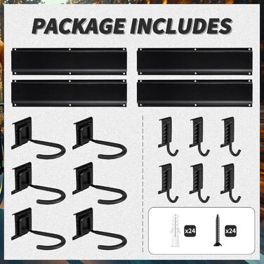 Настінна підставка для велосипедів на 6 велосипедів з гачками для шолома, вантажопідйомність 270 кг, 160 см