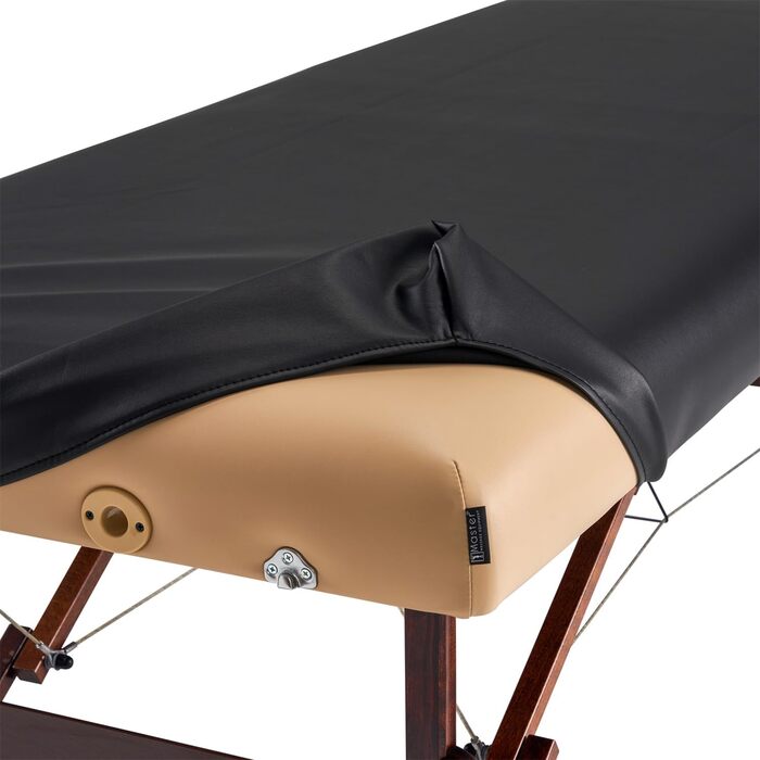 Захисний чохол Master Massage з PU шкіри для масажного столу, водонепроникний, чорний