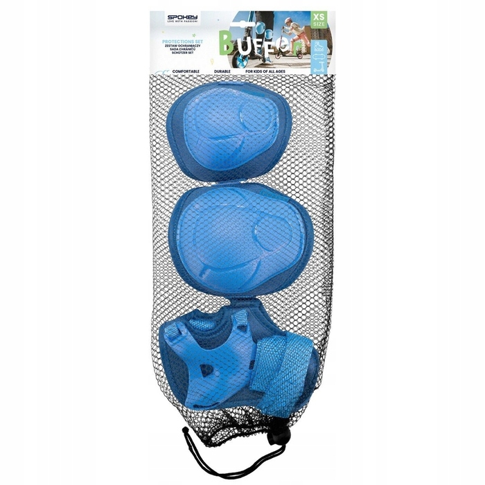 Дитячий велосипедний шолом з регулюванням та комплект захисту для скейтбордингу, розмір XS