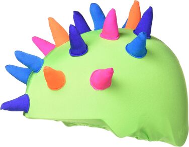 Чохол для шолома COOLCASC NEON HÖRNER для мультиспорту, неоновий, з ріжками
