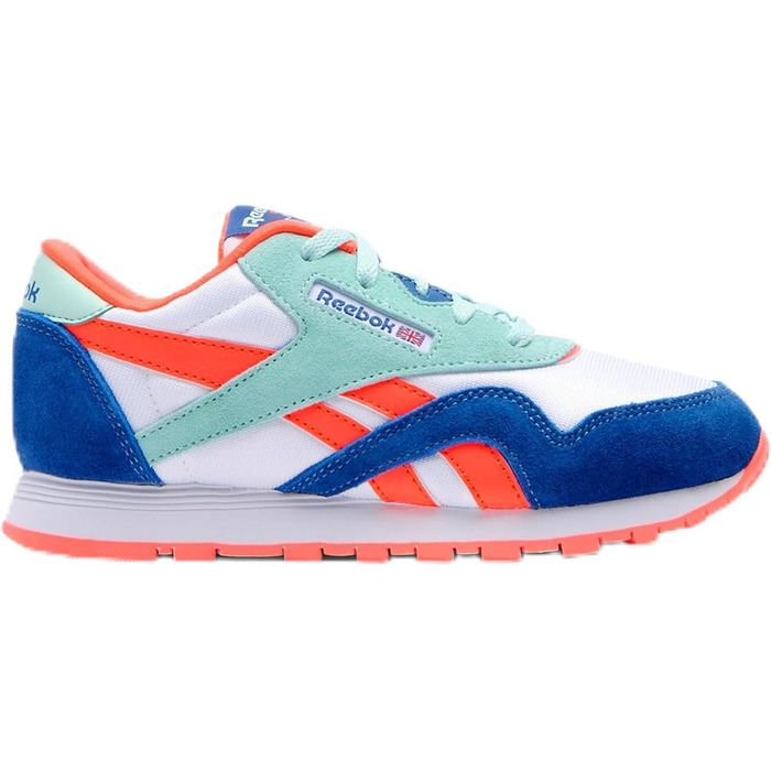 Дитячі кросівки Reebok Cl-Nylon, 29 EU, блакитний/білий/помаранчевий