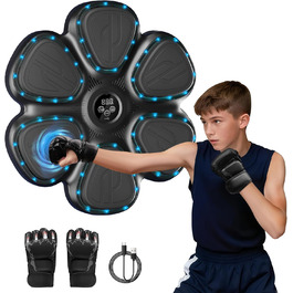 Музична боксерська машина Smart Music Boxing Machine - для дорослих та дітей, Bluetooth, 12 швидкостей, з підрахунком ударів