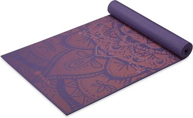 Йогамат Gaiam Premium 6 мм з антиковзаючим покриттям - для йоги, пілатесу та фітнесу (172x61x6 мм)