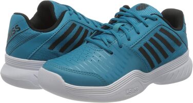 Тенісне взуття K-Swiss Court Express Carpet для хлопчиків, розмір 18 EU, кольори: Algiers Blue, Black, White