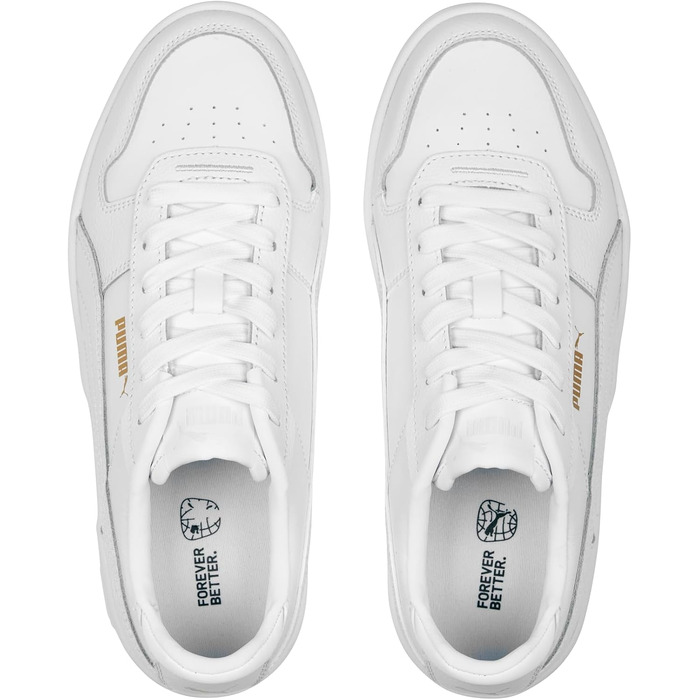 Жіночі кросівки PUMA Carina Street, білі з золотистими деталями, розмір 40 EU