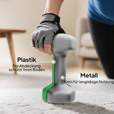 Набір гантелей 4 пари коротких гантелей з підставкою для зберігання, неслизькі ручки, 1-4 кг, шестигранні