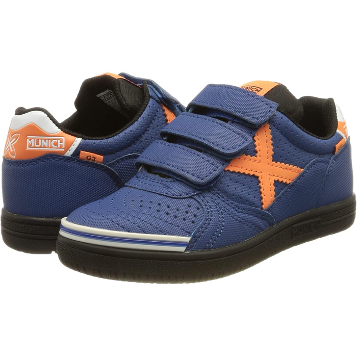 Мультяшні дитячі кросівки Munich G-3 Profit білі (26 EU, блакитні)