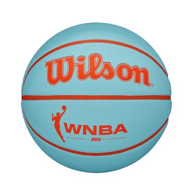 М'яч для баскетболу Wilson WNBA DRV Outdoor, Aqua/Orange, розмір 6