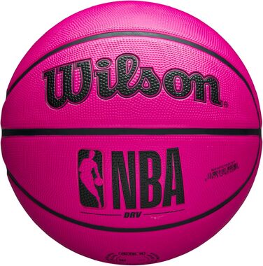 Баскетбольний м'яч Wilson NBA DRV для вулиці (Outdoor), рожевий, розмір 5 (27.5