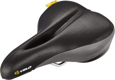 Велосипедне сідло Velo Plush унісекс, сіре, універсальний розмір