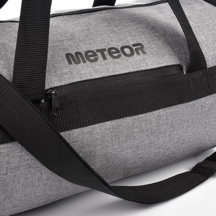 Сумка для спорту та плавання meteor 25L, для чоловіків, жінок і дітей, дорожня, шкільна, універсальна, 48x25x25 см, сіра/чорна