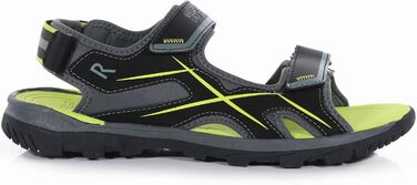 Чоловічі сандалії Regatta Kota Drift, чорний/киві, 42 EU