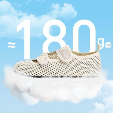 Водні шльопанці WateLves: чоловічі та жіночі, для плавання, пляжу та басейну. Швидка сушка, дихаючі, сітка, бежеві, 40/41 EU