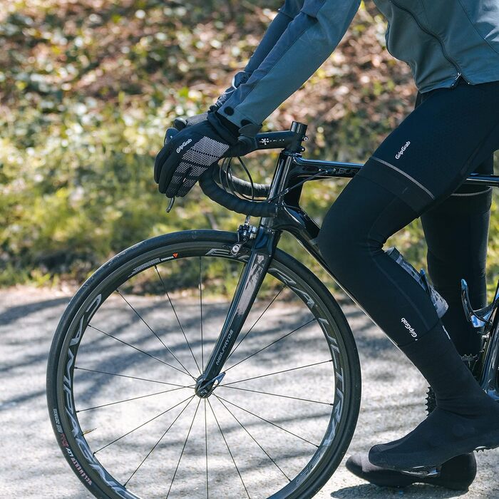 Зимові велосипедні рукавички GripGrab Ride S, вітрозахисні, утеплені, чорні