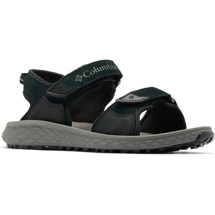 Columbia Konos Hiker 2-Strap: Чоловічі трекінгові сандалі, 48 EU, Black Titanium II