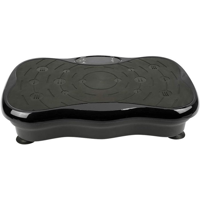 Вібраційна платформа для фітнесу, платформа для схуднення, Bluetooth, 200 Вт, чорний колір