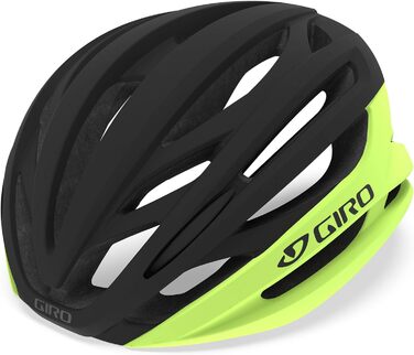 Велошолом Giro Syntax MIPS для дорослих унісекс, жовто-чорний, M (55-59 см), для шосейного велосипеда
