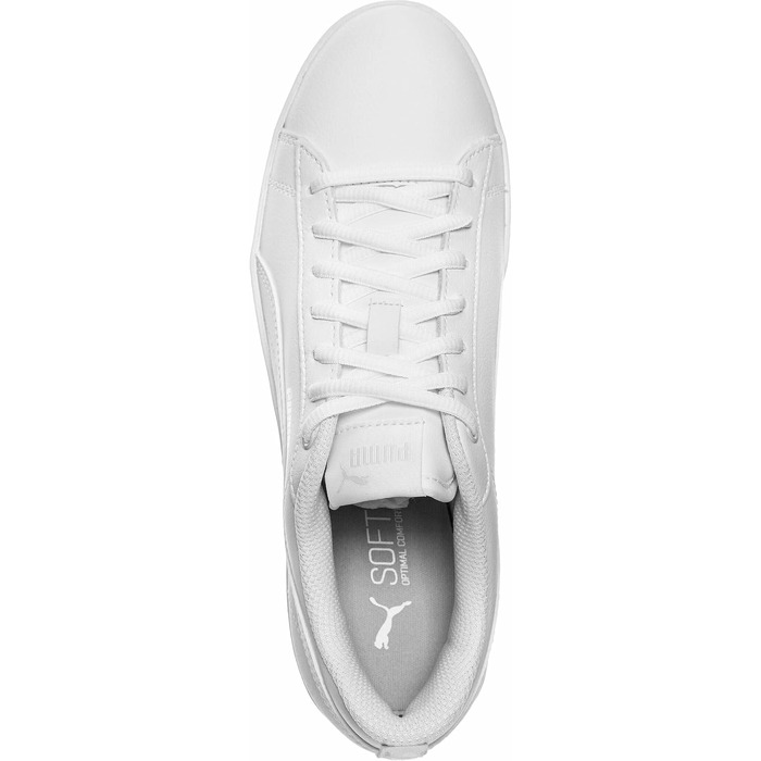 Жіночі шкіряні кросівки PUMA Smash v2 L білого кольору, розмір 38 EU