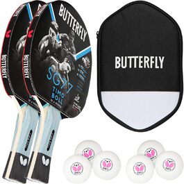 Настільний тенісний ракетка Butterfly Timo Boll SG77 для хобі та тренувань, ITTF сертифікат, конкавна ручка smart.Grip