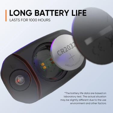 Magene H603 Пульсометр на груди з підтримкою Bluetooth 4.2 та ANT+, фітнес-трекер, водонепроникність IP67, сумісний з Wahoo, Zwift, Strava, Elite, HRV, білий