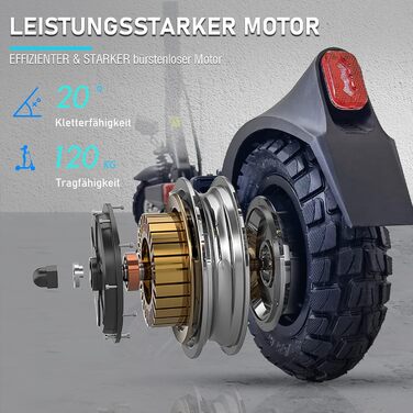 Електросамокат JOYOR Y-Серія з допуском до дороги, 48V 18/26Ah, запас ходу 65-100 км, амортизація, складаний, оффроуд, 10