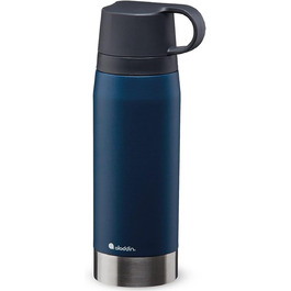 Термос Aladdin CityPark Thermavac 1.1 л з двома чашками, нержавіюча сталь, синій, BPA Free, зберігає тепло/холод до 25 годин, герметичний, можна мити в посудомийці