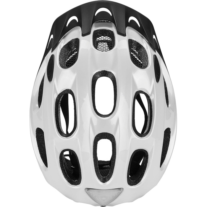 ABUS Youn-I ACE велосипедний шолом для міста з LED-підсвіткою, білий, розмір M (52-57 см) для жінок і чоловіків