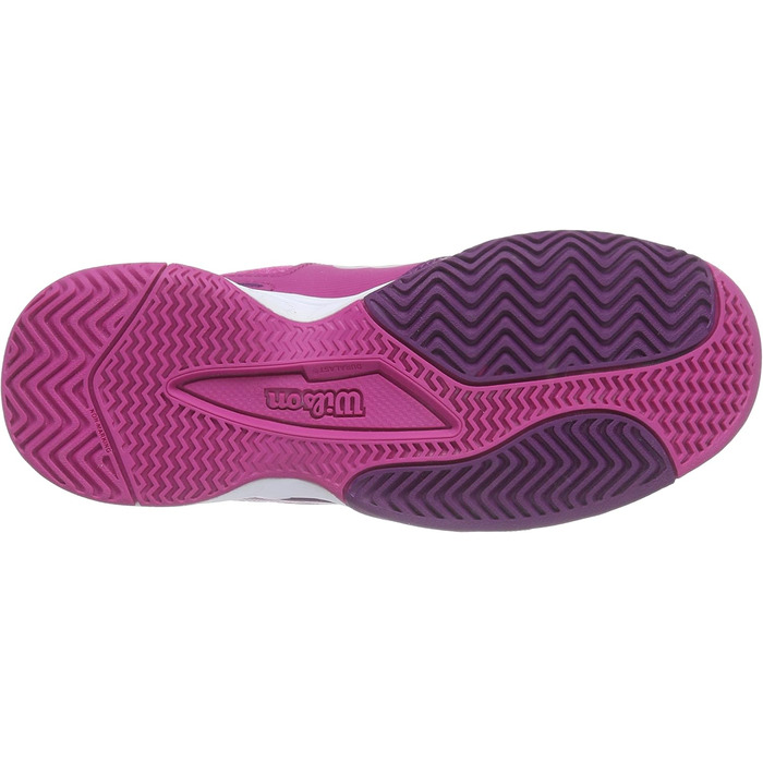 Тенісні кросівки Wilson RUSH PRO Unisex для дітей, 39 EU, кольори Fiesta Pink, Wilson Dark Plumberry, Clementin