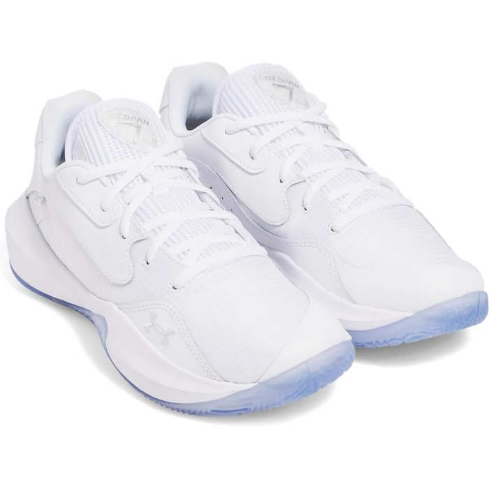 Кросівки баскетбольні чоловічі Under Armour UA Lockdown 7 Low White/Silver 42 EU
