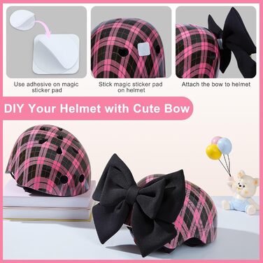 Дитячий шолом Kinder для дівчаток 8-14 років з повним захистом (шолом, наколінники, налокітники), чорно-рожевий, розмір M (52-58 см)