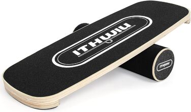 Балансборд Roller Holz Trainer: Дерев'яний балансборд для тренувань, чорний