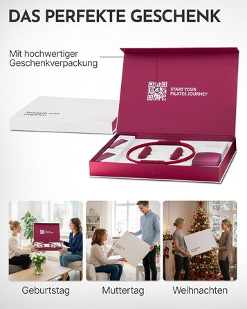 Набір для пілатесу Neolymp для дому: м'яч, кільце, гантелі, стрічки, E-book - повний комплект аксесуарів для пілатесу