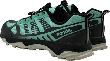 Чоловічі та жіночі трекінгові черевики для хайкінгу та бігу (40 EU, антрацит м'ятно-зелений)