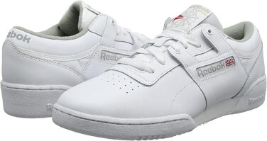 Чоловічі фітнес-кеди Reebok Workout Low 37 EU, білий, сірий