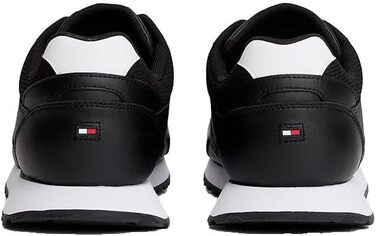 Чоловічі шкіряні кросівки Tommy Hilfiger Runner New Eva, чорні (Black Black White), розмір 40 EU