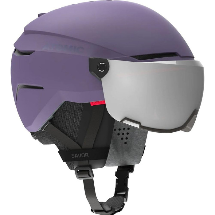 Лижний шолом ATOMIC SAVOR VISOR STEREO з візором, максимальна амортизація, система вентиляції Active Aircon, дзеркальна лінза для чіткої видимості