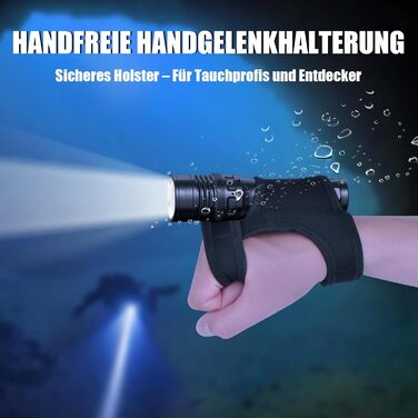 Ліхтар під водою ULTRAFIRE UF-DIV13S 3350 люмен, перезаряджається, IPX8, USB-C, 3 режими