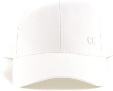 Чоловіча класична кепка Calvin Klein з бавовни, регульована, 6-панельна, біла (один розмір)