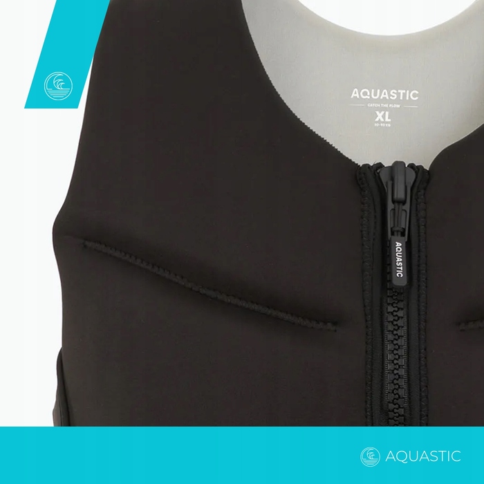 Рятувальний жилет AQUASTIC Omni 50N, чорний, розмір L