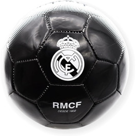 Футбольний м'яч Real Madrid R ROGER'S, білий/чорний, розмір 5